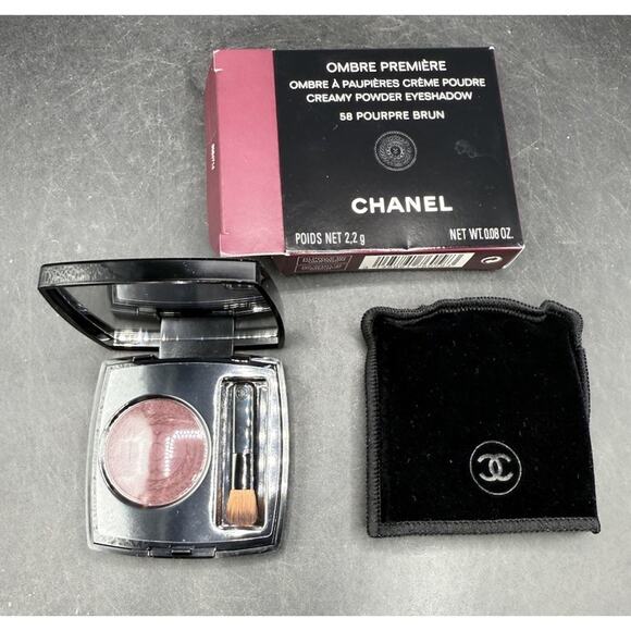 Chanel Ombre Première Longwear Powder Eyeshadow shade 58 Pourpre Brun New! - Picture 9 of 10
